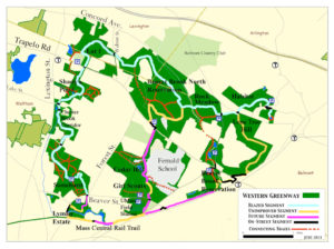 Western Greenway Map