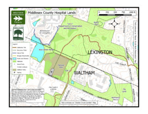 Middlesex County Hospital trail map