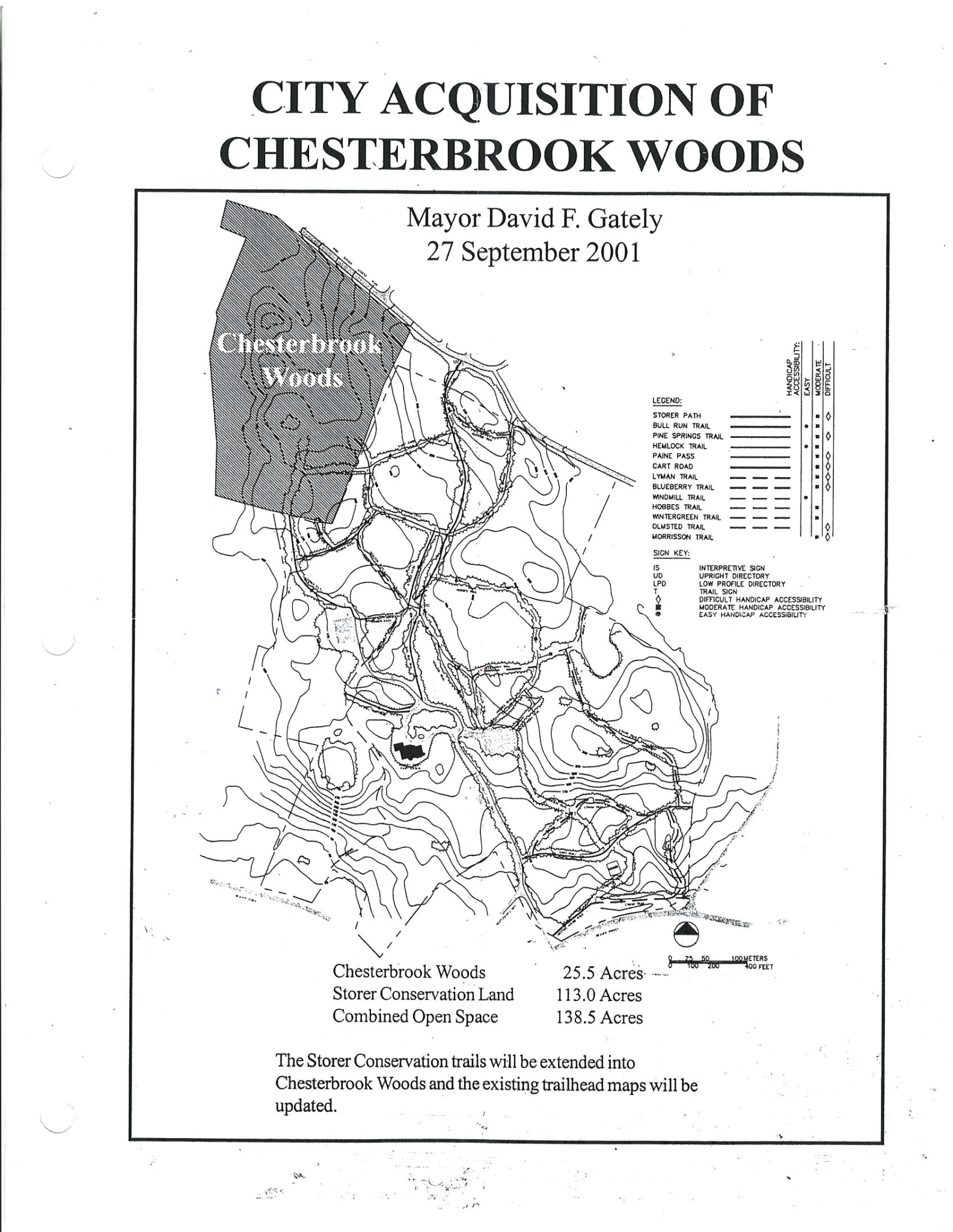 Storer Land, Paine Estate, & Chesterbrook Woods Waltham Land Trust