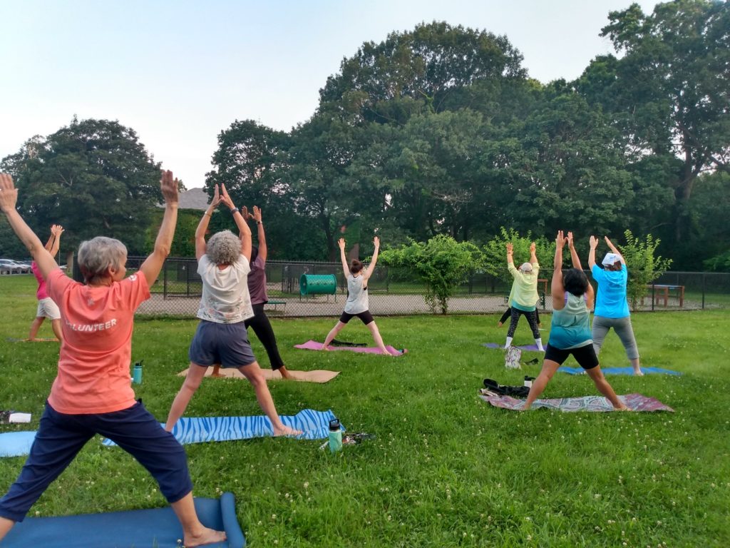 Sunset Yoga at Met State